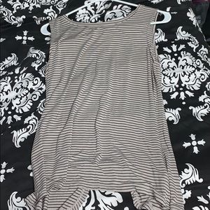 women’s open back tank top